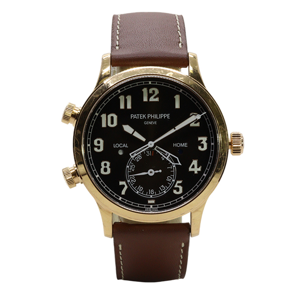 Pre-Owned Patek Philippe Ref. 5524R-001 Calatrava Pilot Travel Time